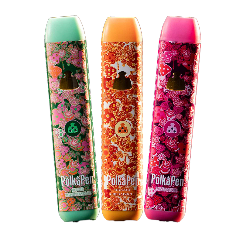 PolkaPen 2g Disposable: Premium Cannabis Flavors PolkaPen 2g Disposable: Premium Cannabis Flavors