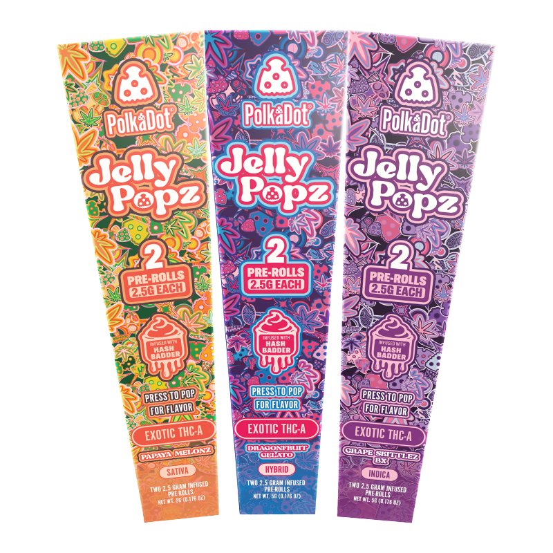 PolkaPuff 2.5g Jelly Popz Pre-Rolls