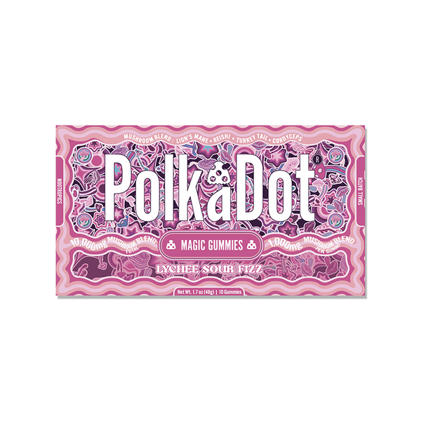 Lychee Sour Fizz Gummies – PolkaPuff