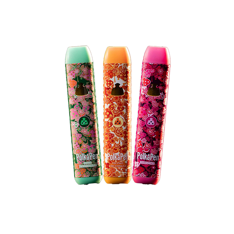 disposable vape burning lips PolkaPuff Lychee Sour Fizz | Hybrid